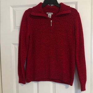 Rebecca Malone Marled Cherry Knit Pullover